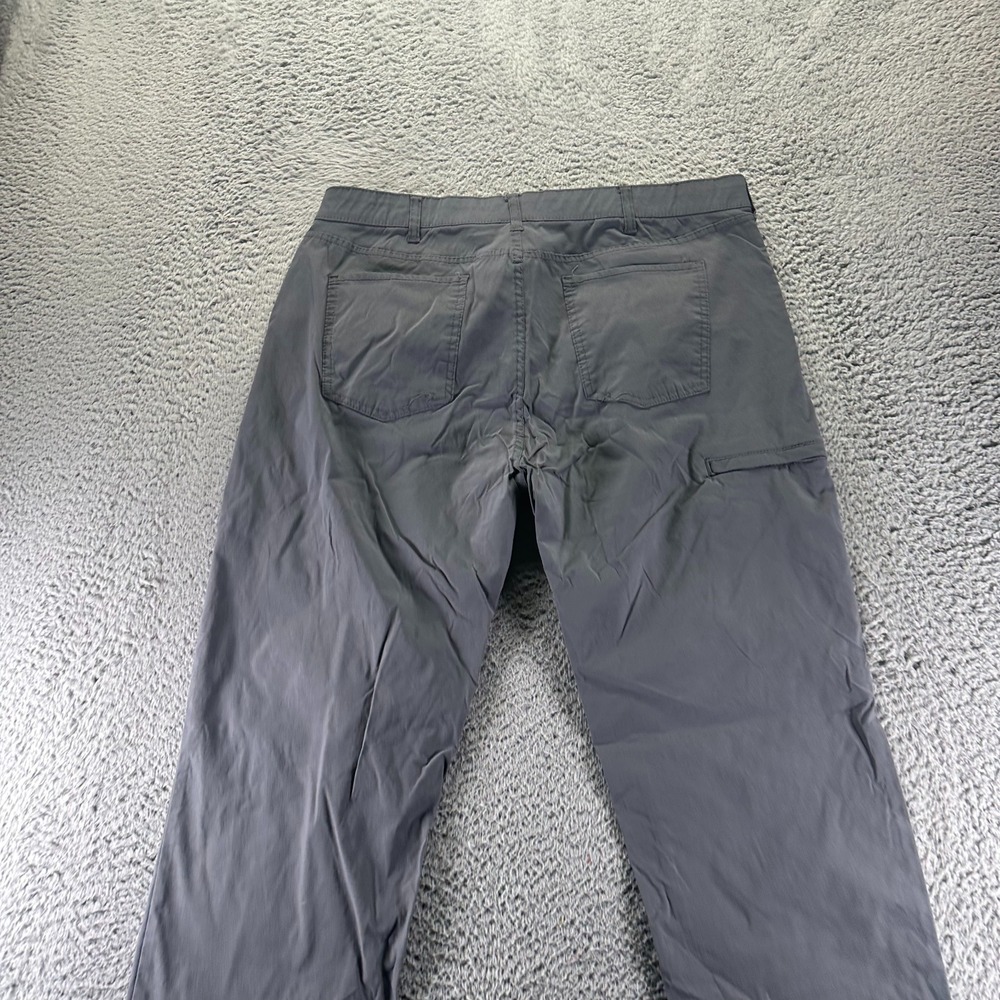 Denali Pant Mens 38x32 Gray Nylon Windbreaker Straight Utility Workwear Stretch - Picture 5 of 9